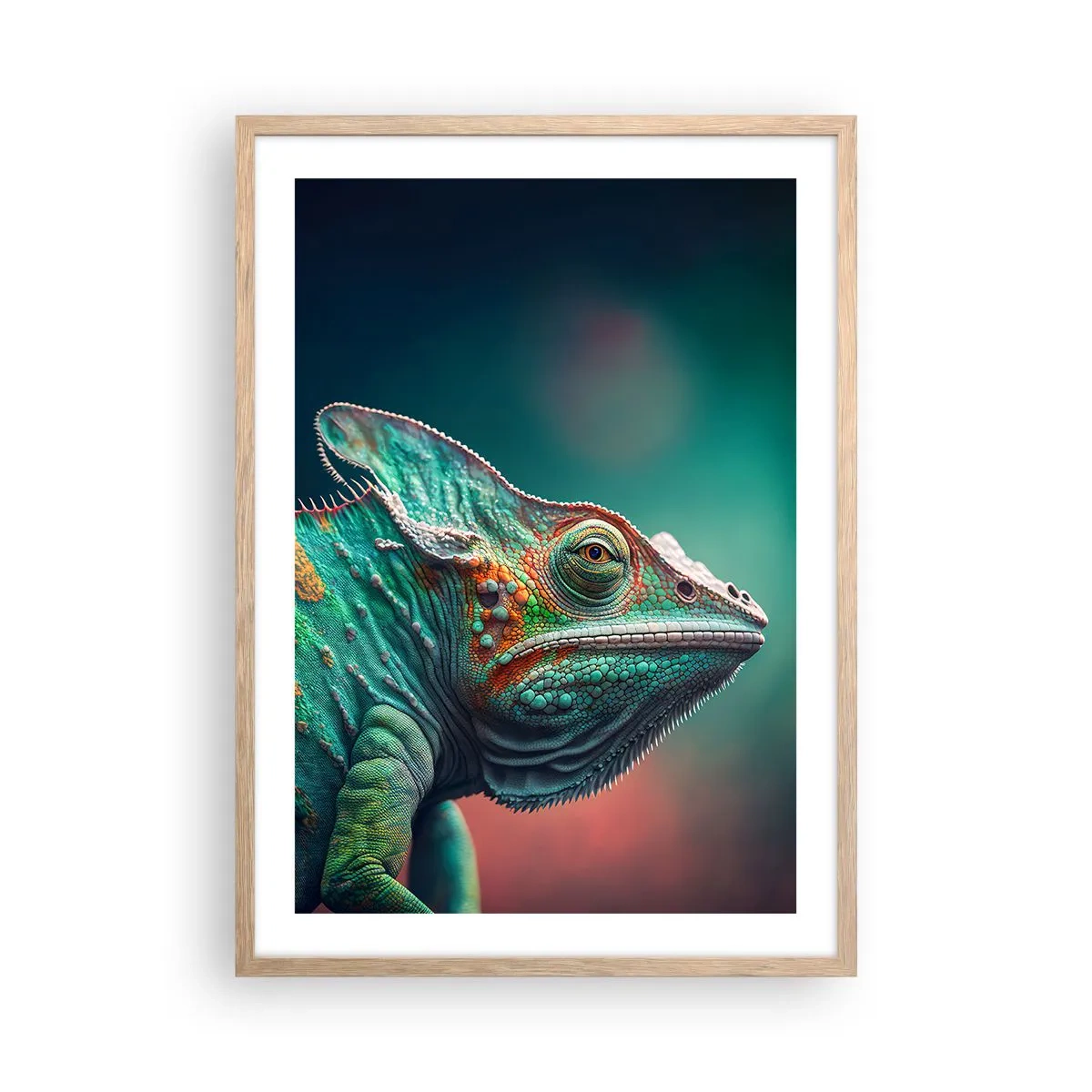 Pôster com moldura de carvalho claro - Estás a ver-me? Isso não é bom… - 50x70 cm