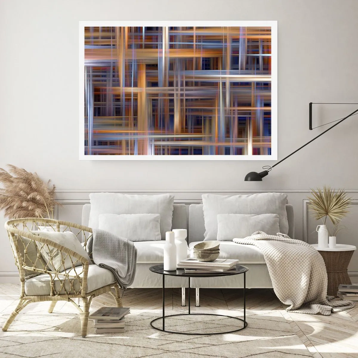 Pôster - Tecido de luz - 50x40 cm