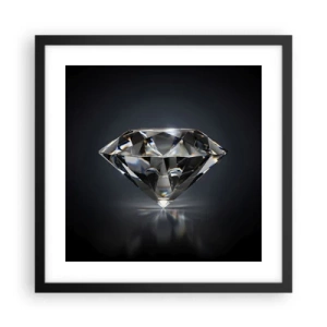 Pôster com moldura preta - Best girls friend - 40x40 cm