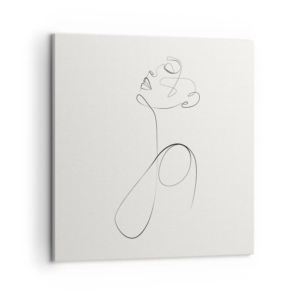 Quadro em tela - Enrolada em sonhos - 60x60 cm