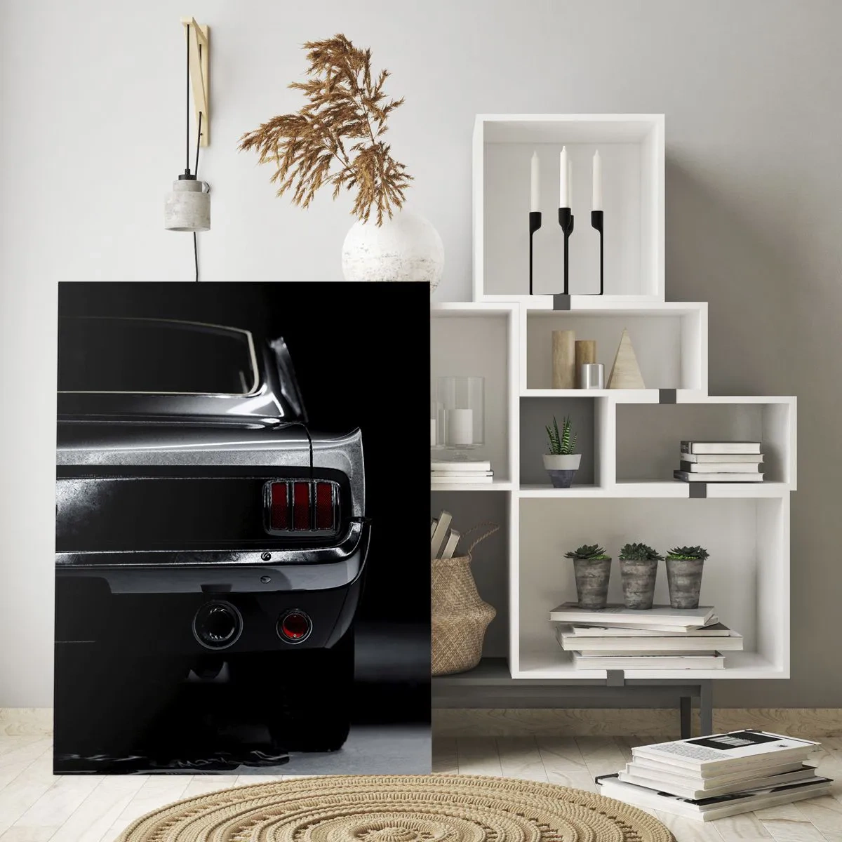 Quadro em vidro - O charme do clássico - 50x70 cm