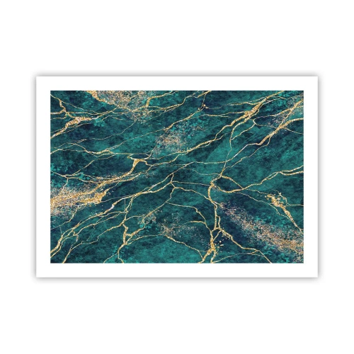 Pôster - Veia dourada - 70x50 cm