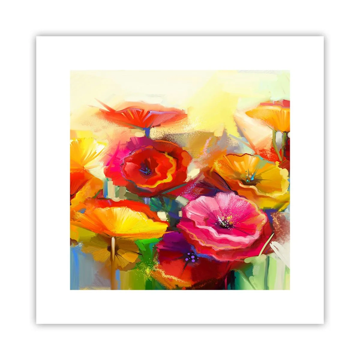 Pôster - Não só vermelho - 30x30 cm