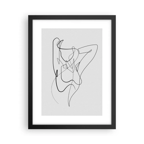 Pôster com moldura preta - Que tipo de pessoa é realmente... - 30x40 cm