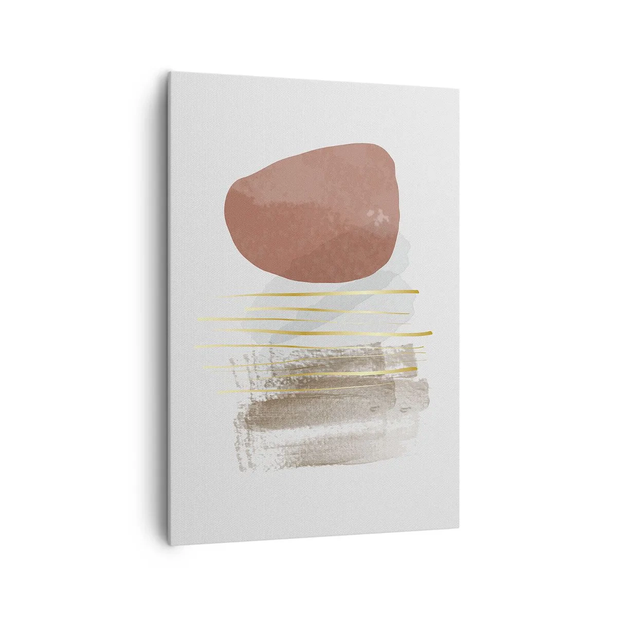 Quadro em tela - Colunata abstrata - 70x100 cm