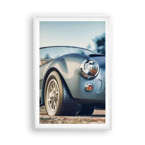 Pôster em moldura branca - Porque o estilo conta - 61x91 cm