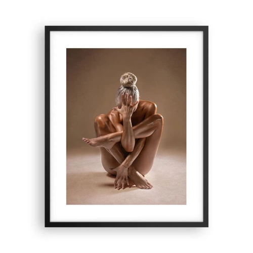 Pôster com moldura preta - Unidade de corpo e alma - 40x50 cm