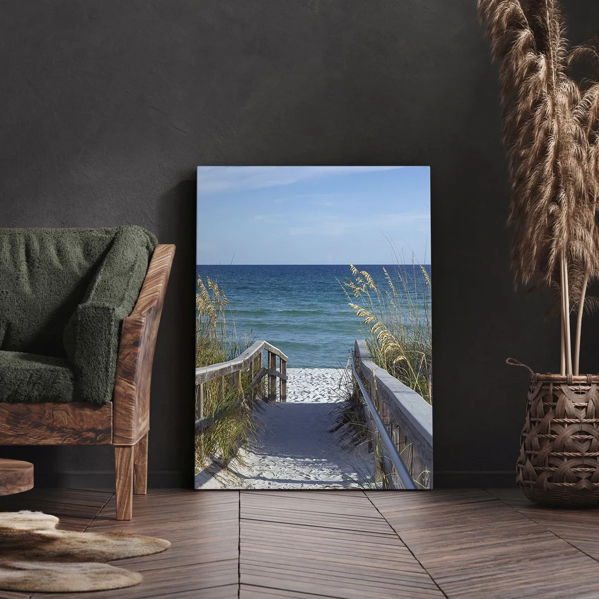 Quadro em tela - Ao sol, ao vento - 55x100 cm