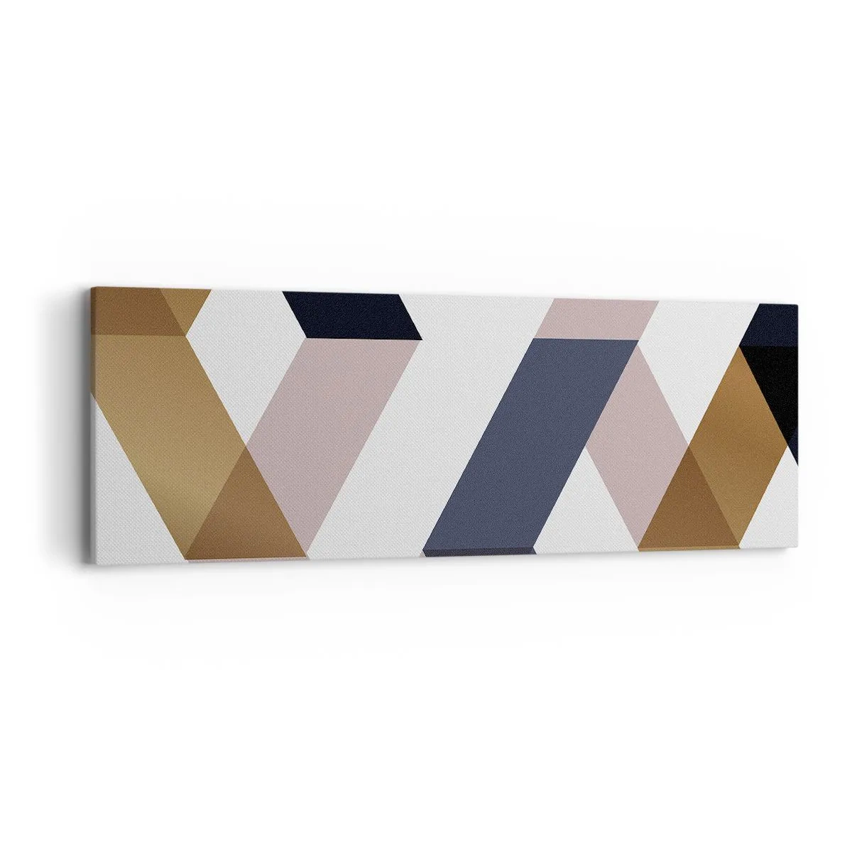Quadro em tela - Planos e ângulos - 90x30 cm
