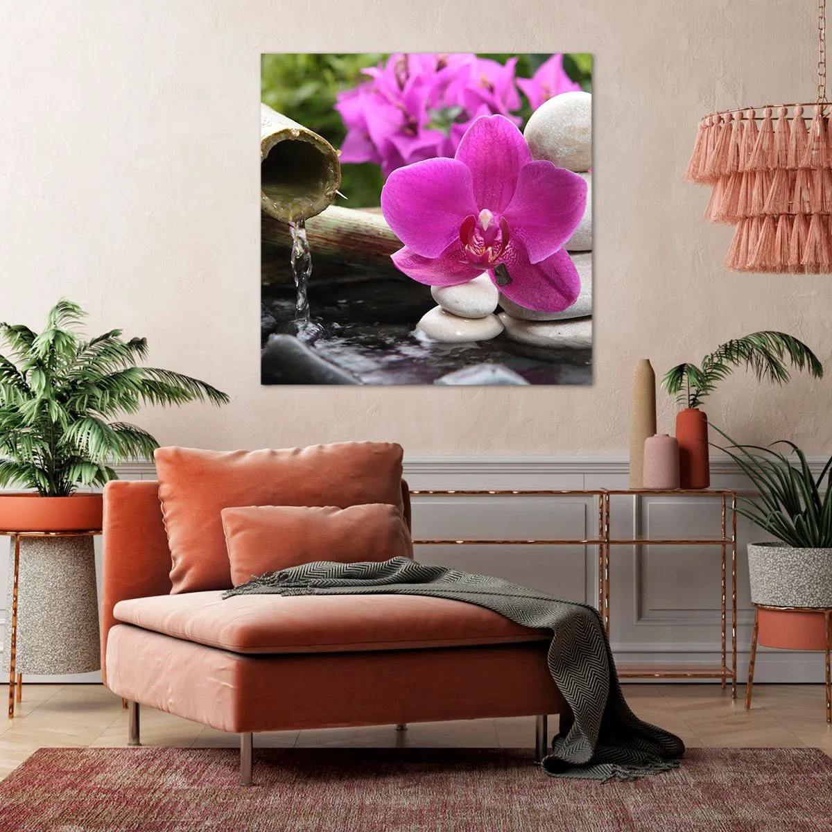 Quadro em tela - Descanso imediato - 70x70 cm