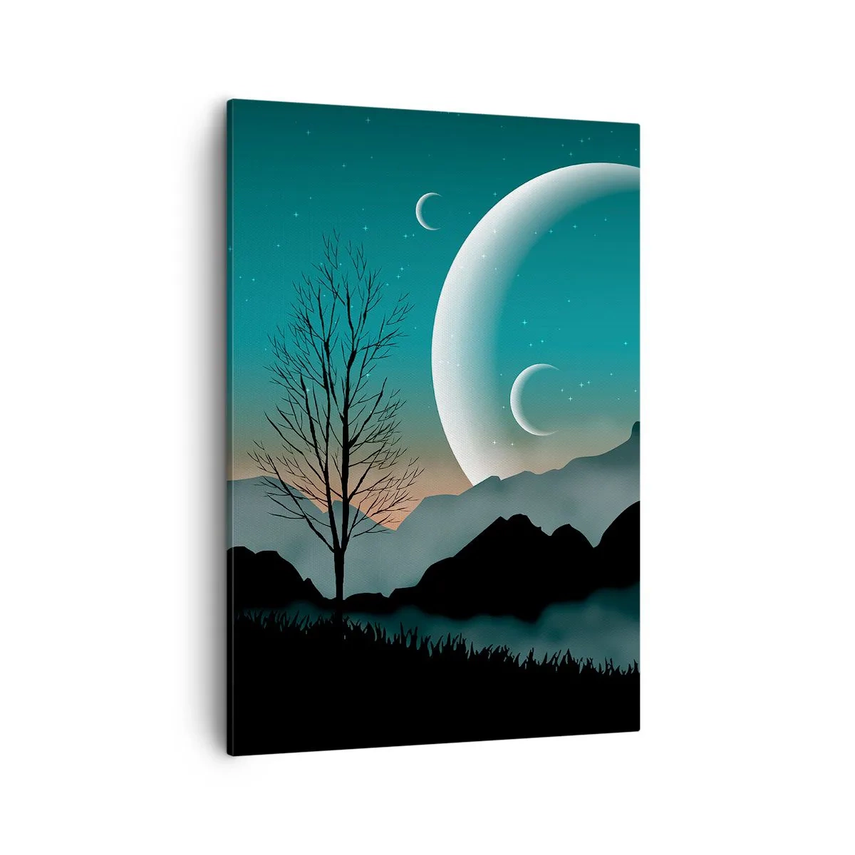 Quadro em tela - Carnaval de uma noite estrelada - 50x70 cm