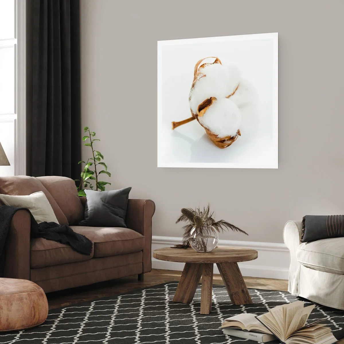 Pôster - Suave por natureza - 30x30 cm