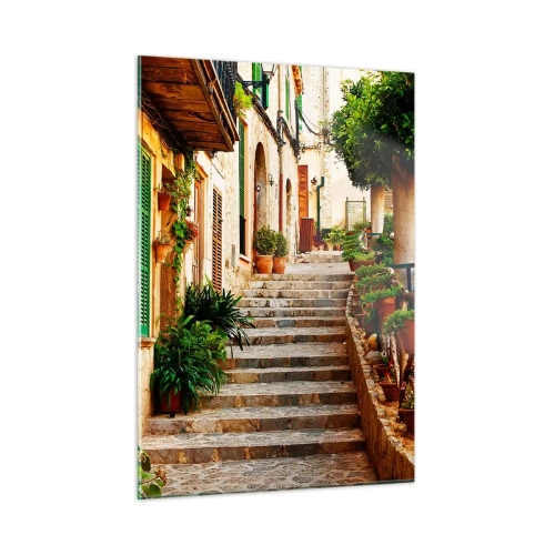 Quadro em vidro - O encanto das férias espanholas - 50x70 cm