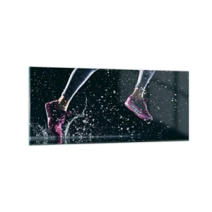Quadro em vidro - Quanta força nas pernas - 120x50 cm