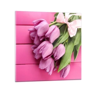 Quadro em vidro - Só para si - 70x70 cm