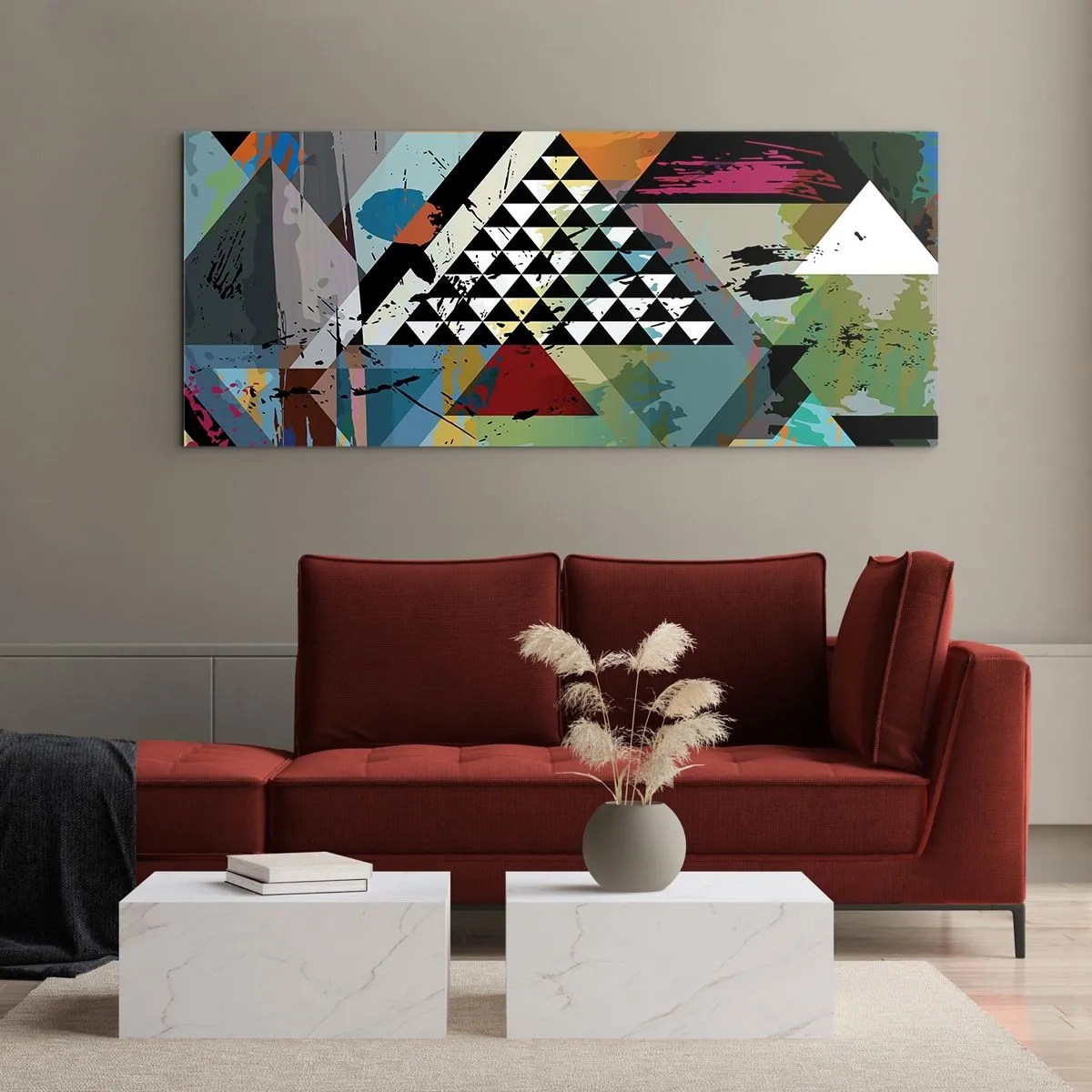 Quadro em vidro - Como é simples - 140x50 cm