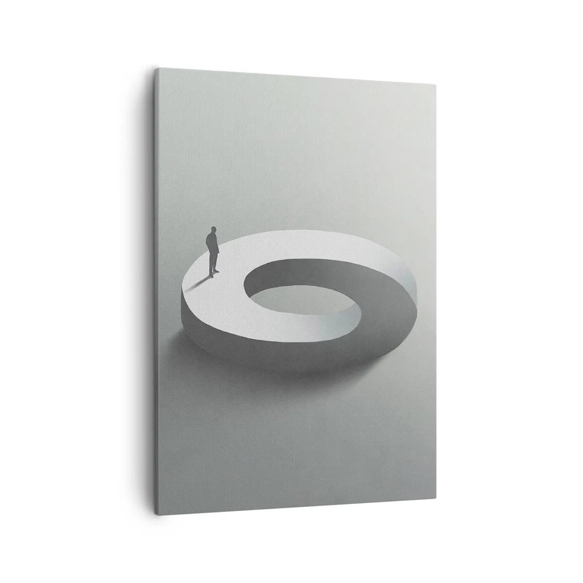 Quadro em tela - Seja inteligente - 50x70 cm
