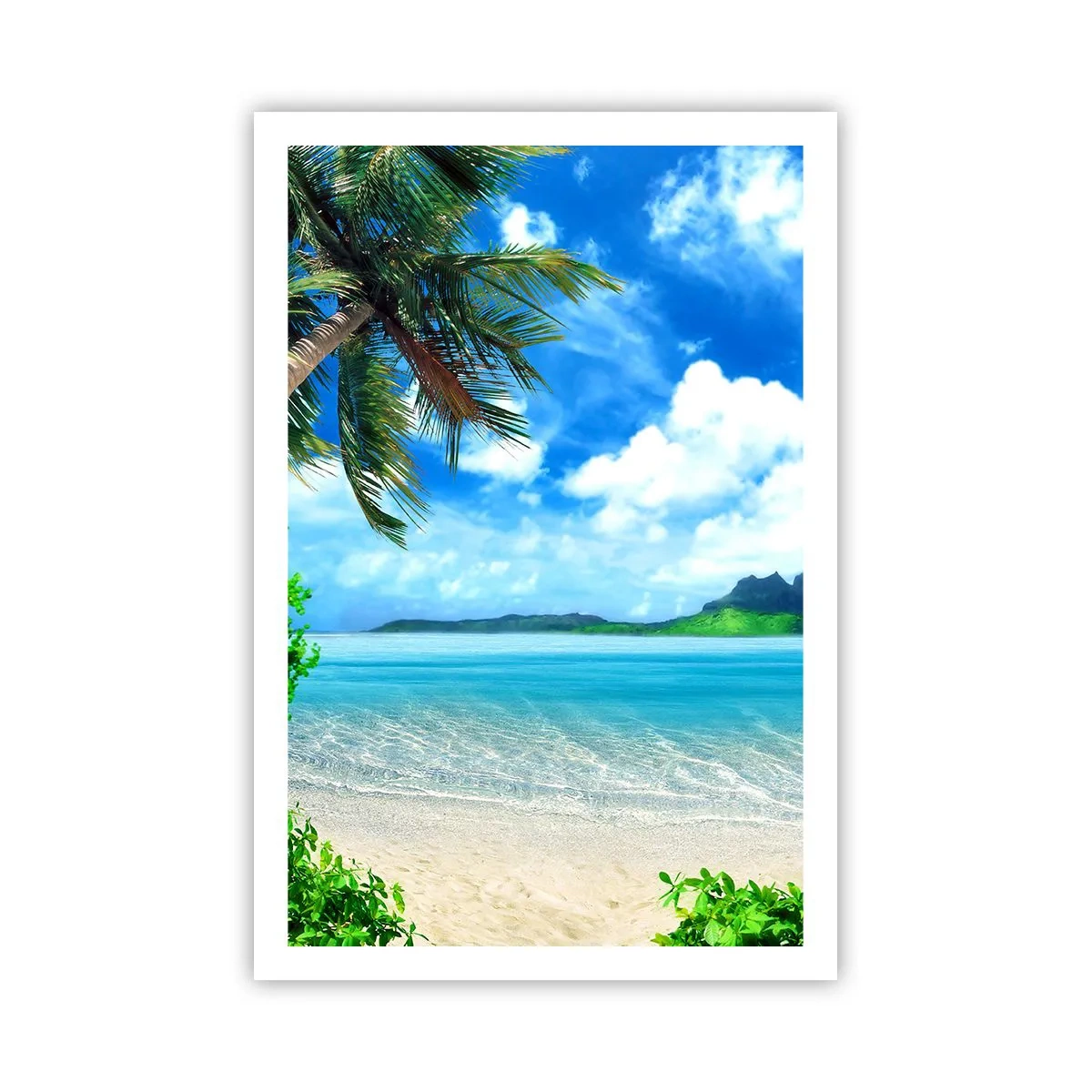 Pôster - O azul dos trópicos - 61x91 cm