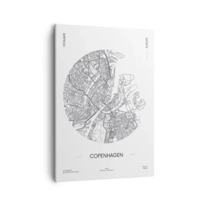 Quadro em tela - Anatomia de Copenhague - 50x70 cm