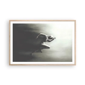 Pôster com moldura de carvalho claro - Irresistível - 91x61 cm