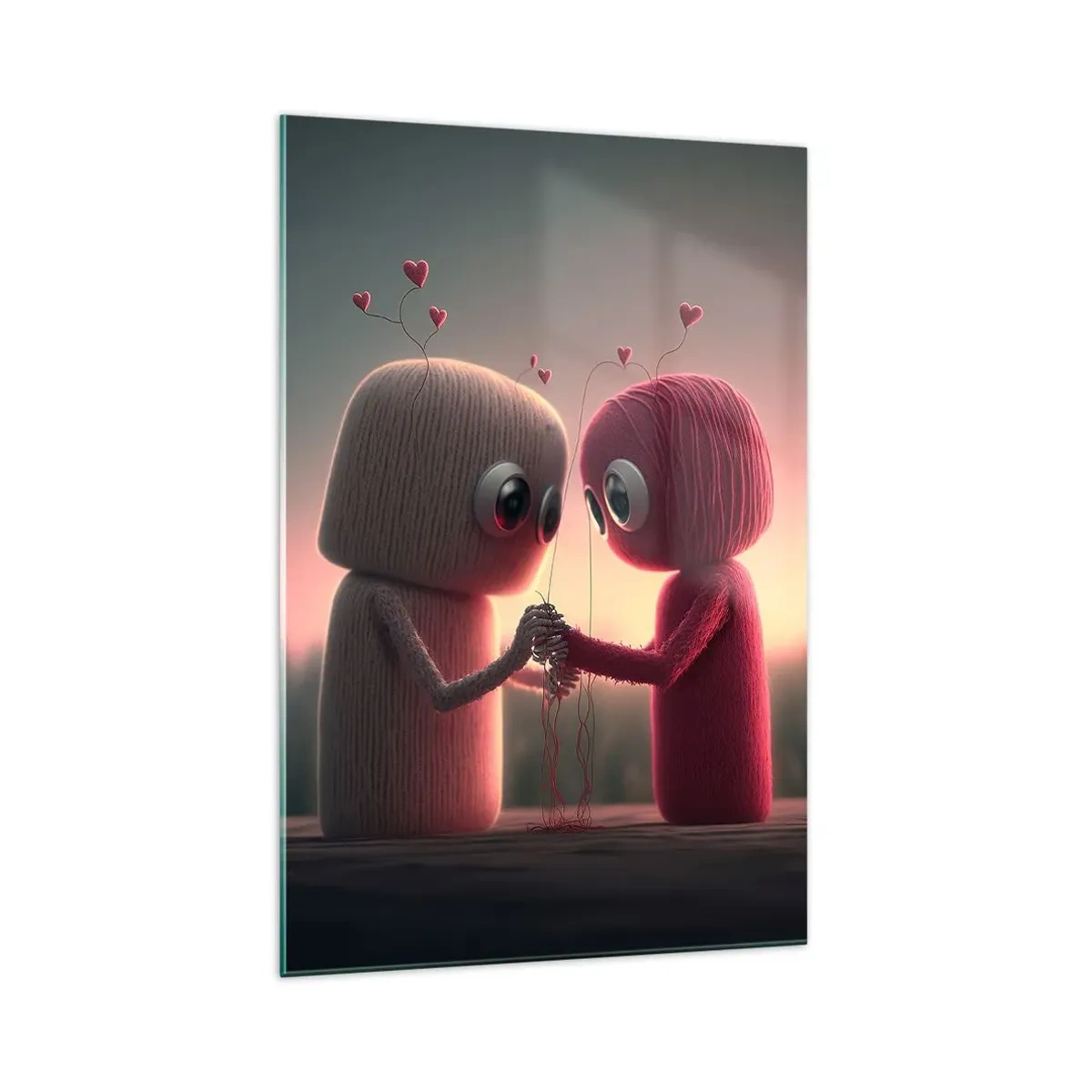 Quadro em vidro - Todos podem amar - 70x100 cm