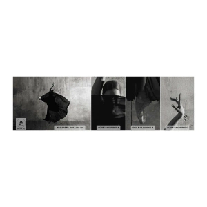 Amostra de papel de parede Premium Canvas - Cheio de paixão - Bailarina, Dança, Balé - 100x30 cm