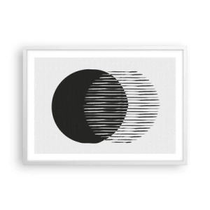 Pôster em moldura branca - Seu alter ego - 70x50 cm