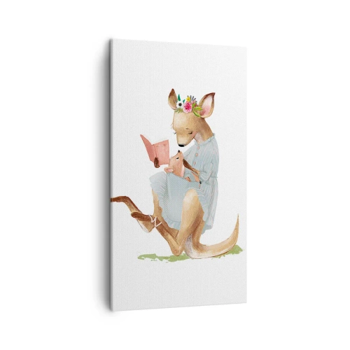 Quadro em tela - Leia para mim, mamãe - 45x80 cm