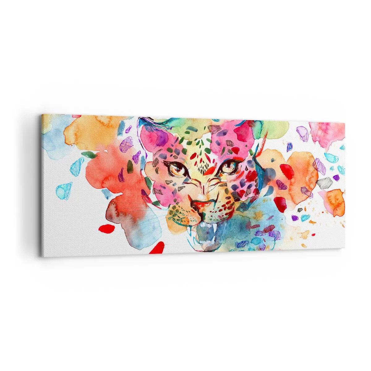 Quadro em tela - A Bela e a Fera - 120x50 cm