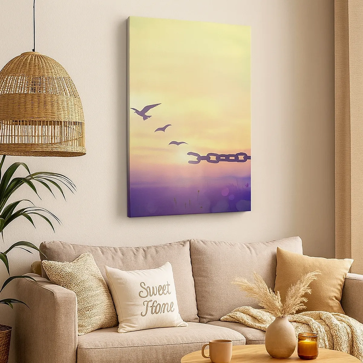 Quadro em tela - A vitória da liberdade - 50x70 cm