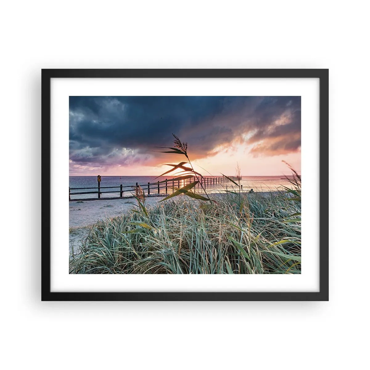 Pôster com moldura preta - O vento não leva - 50x40 cm