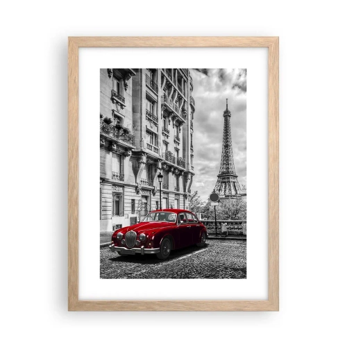 Pôster com moldura de carvalho claro - Predador na cidade - 30x40 cm