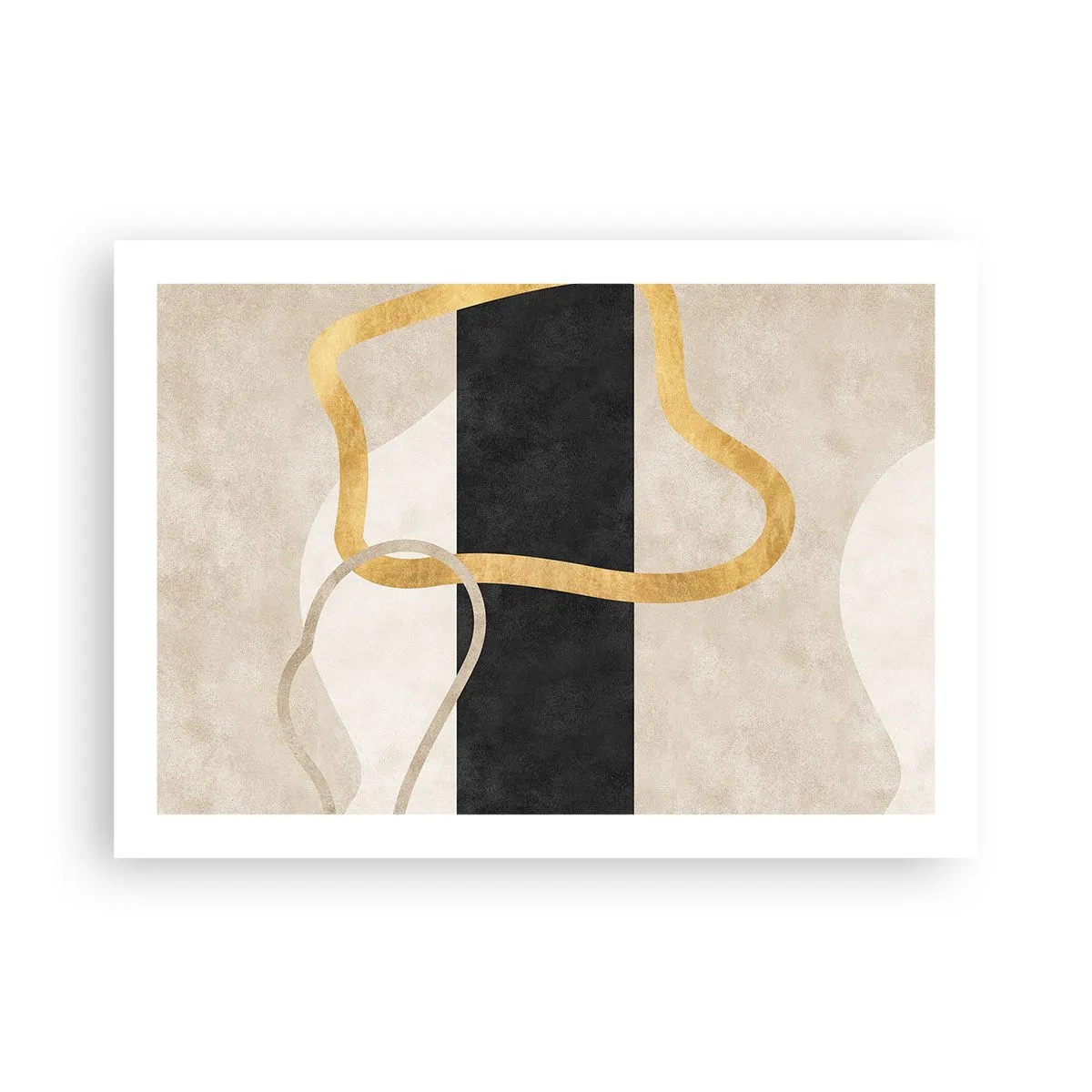 Pôster - Formas em loop - 70x50 cm