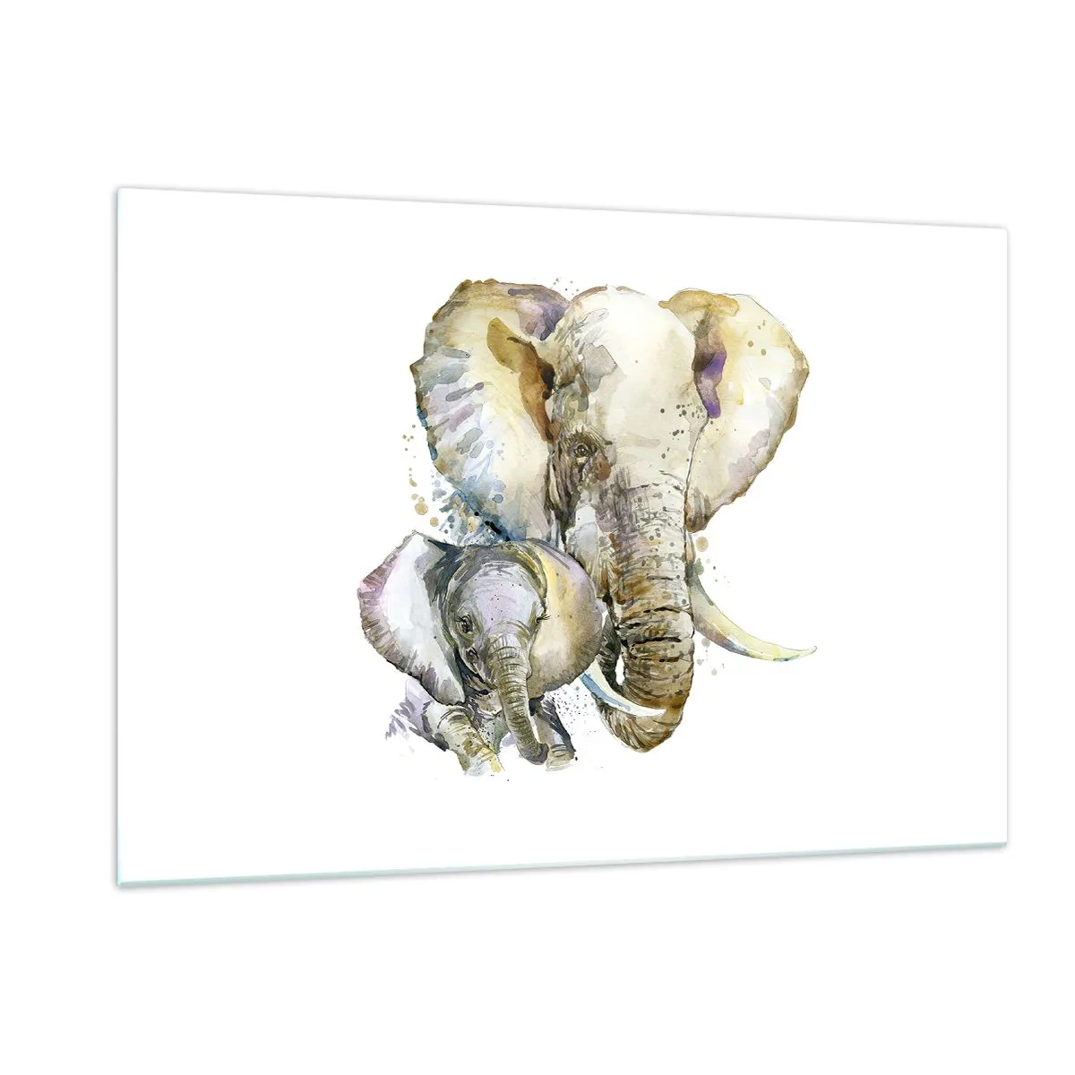 Quadro em vidro - Nada melhor do que amor de mãe - 120x80 cm