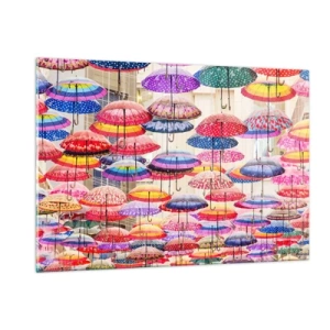 Quadro em vidro - Prado urbano - 120x80 cm