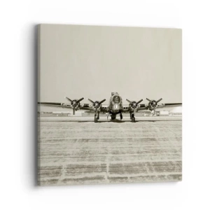 Quadro em tela - Pronto como sempre  - 40x40 cm