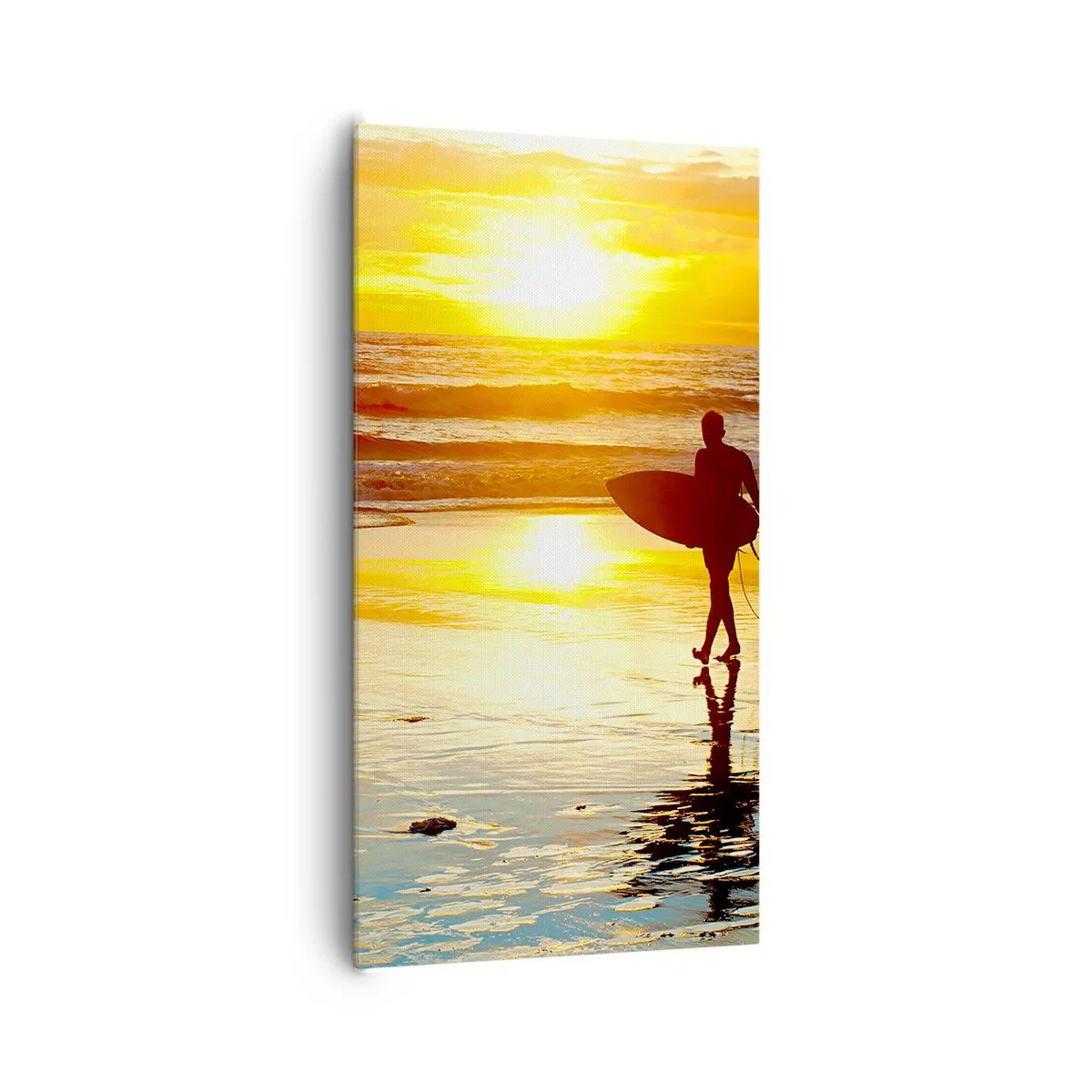 Quadro em tela - O Retorno do Guerreiro - 65x120 cm