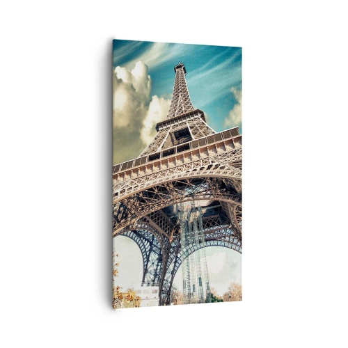 Quadro em tela - E no outono em Paris... - 65x120 cm