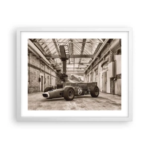 Pôster em moldura branca - O descanso do vencedor - 50x40 cm