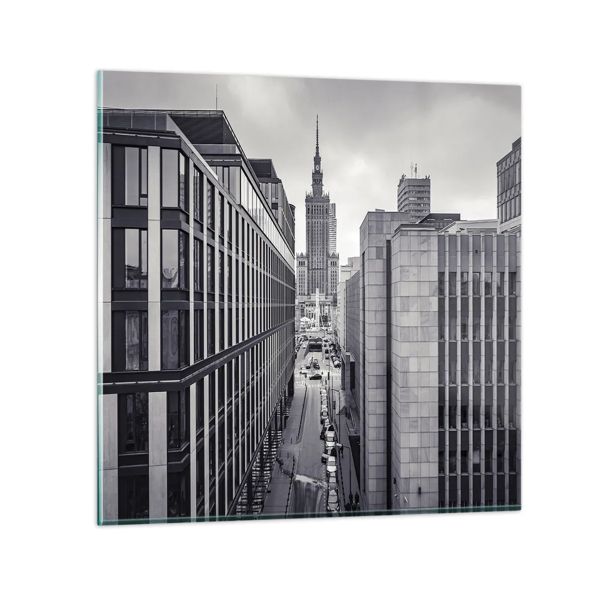 Quadro em vidro - Vale de Varsóvia - 40x40 cm