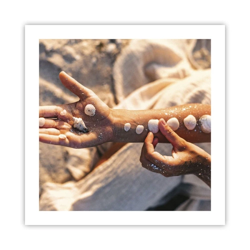 Pôster - Beleza na ponta dos dedos - 50x50 cm