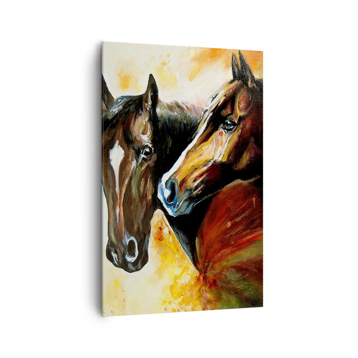 Quadro em tela - Encanto em dobro - 80x120 cm