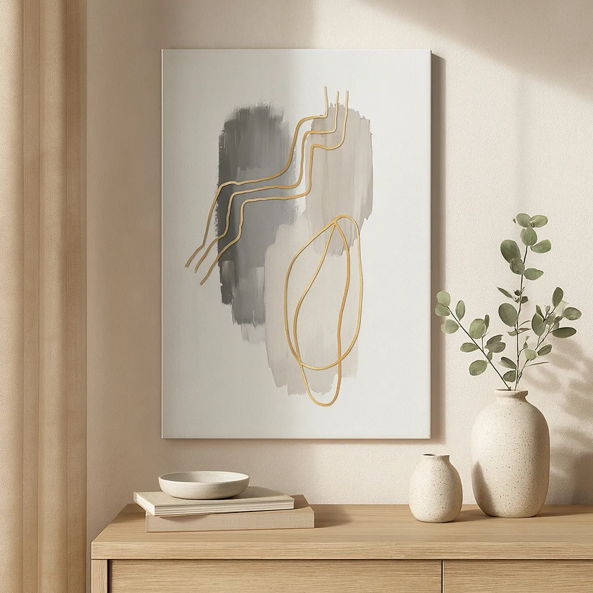 Quadro em tela - Duração e movimento - 50x70 cm