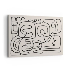 Quadro em tela - Na trilha - 100x70 cm