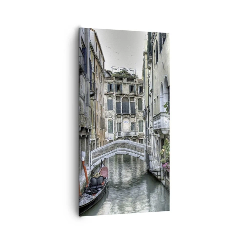 Quadro em tela - Há séculos em devaneio silencioso - 65x120 cm