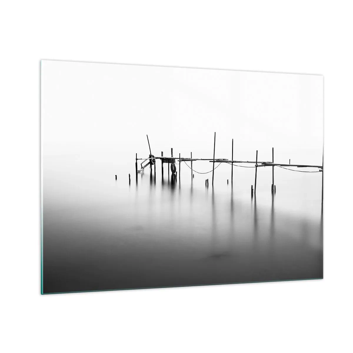 Quadro em vidro - E se o mundo não existe? - 100x70 cm