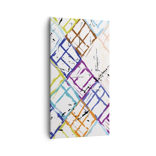 Quadro em tela - Quartos para alugar - 55x100 cm