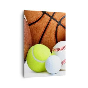 Quadro em tela - Adoramos uma bola! - 70x100 cm