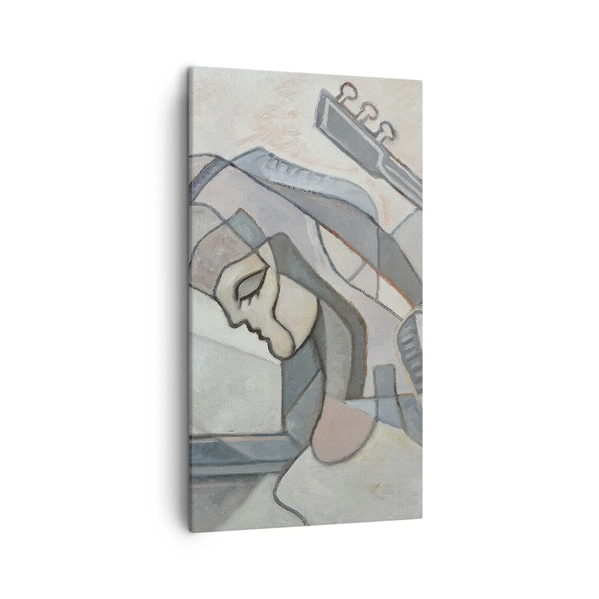 Quadro em tela - No poder da música - 45x80 cm