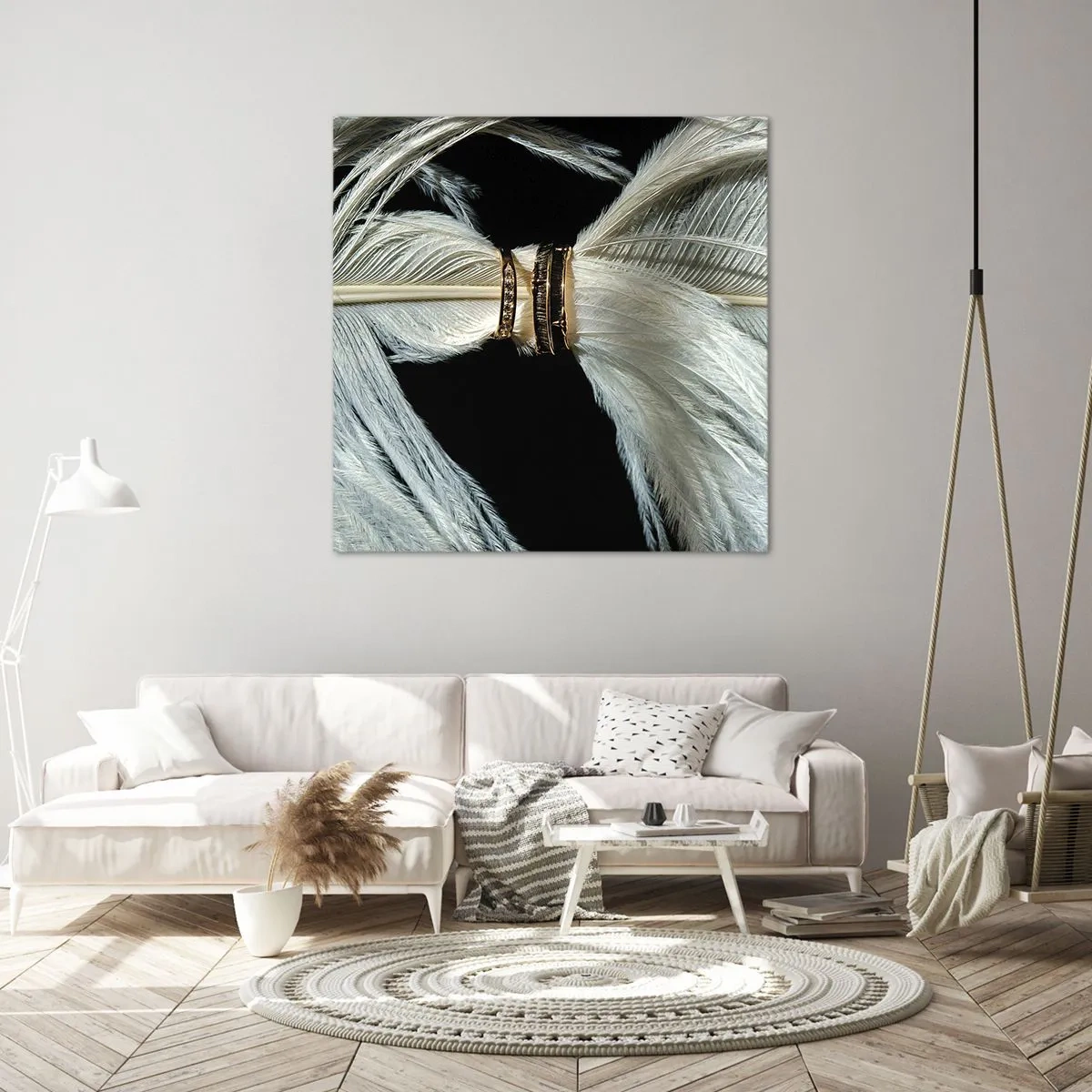 Quadro em tela - ...todos os dias da nossa vida... - 40x40 cm